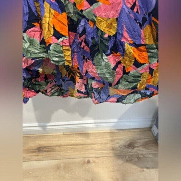 Anthropologie Abel The Label Leonard Maxi DressFloral Boho Vibrant Women - Picture 8 of 10